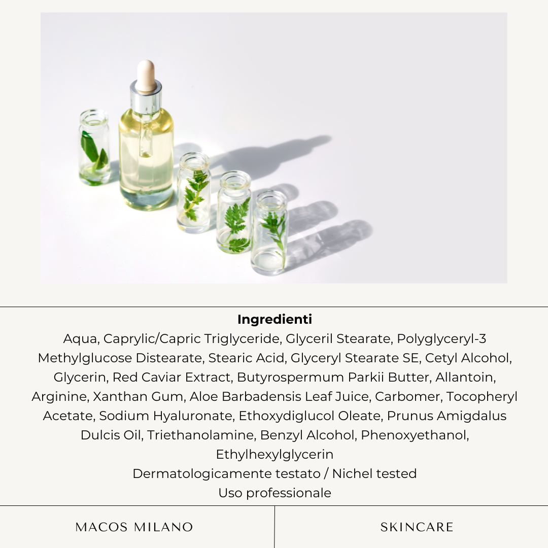 Crema viso caviale rosso detox