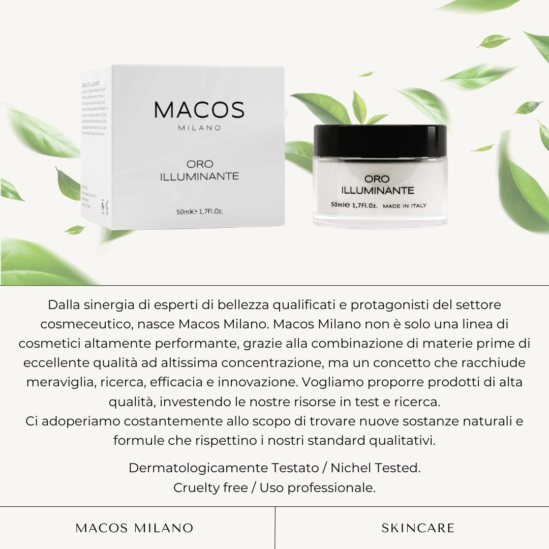 Crema viso oro illuminante