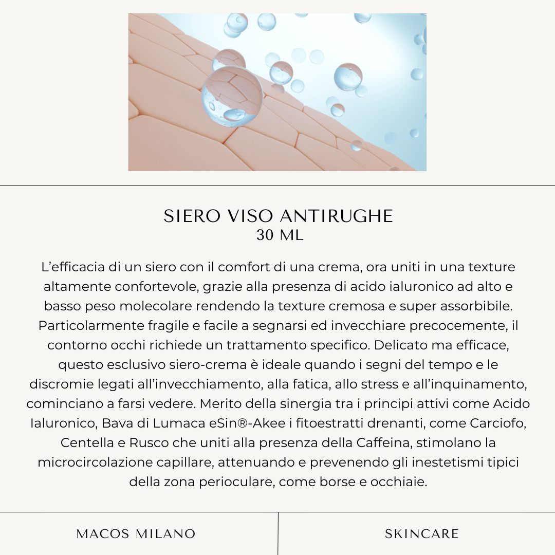 Siero Viso Antirughe