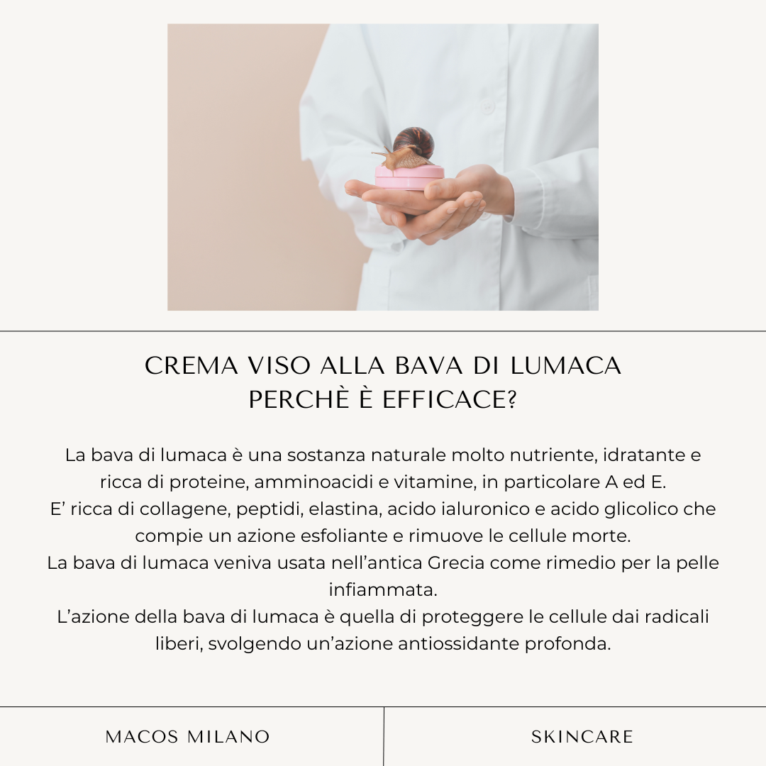 Crema viso bava di lumaca